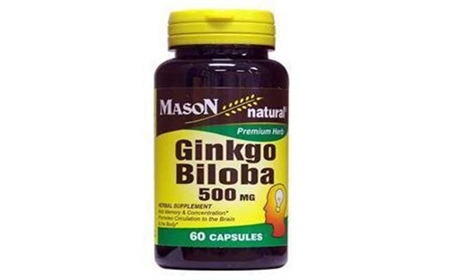Ginkgo Biloba 500mg hộp 60 viên Mason Natural USA - Hoạt huyết dưỡng não của Mỹ 